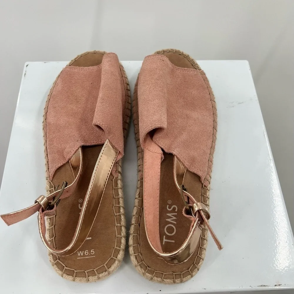Toms Clara Espadrille Sandal Ladies Size 6.5